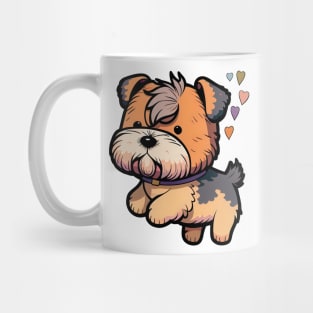 Cute Kawaii Airedale Terrier Puppy Mug